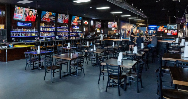 Interior, seating area