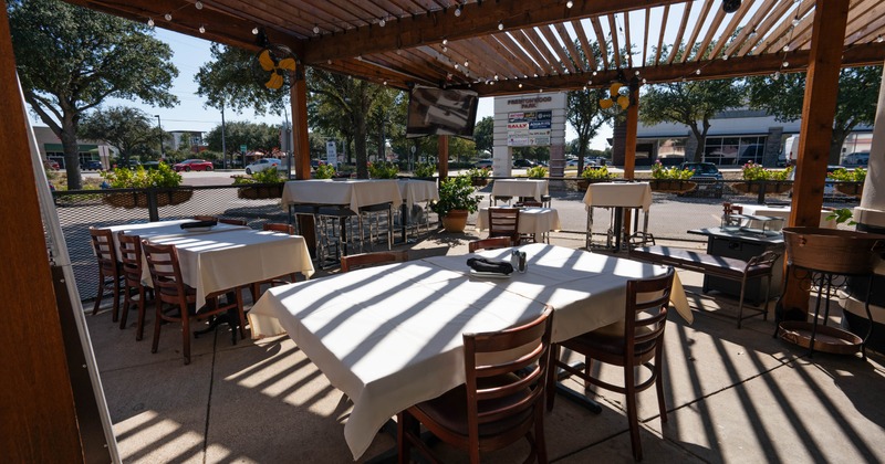 Exterior seating area