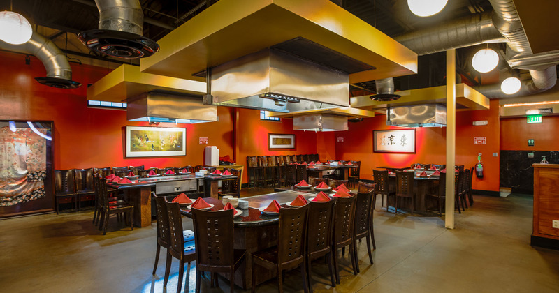 Tables ready for guests