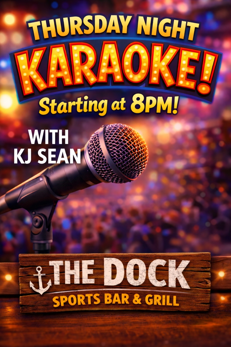 🎤 Karaoke Thursdays at The Dock 🎶 event photo
