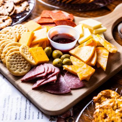 Charcuterie board.