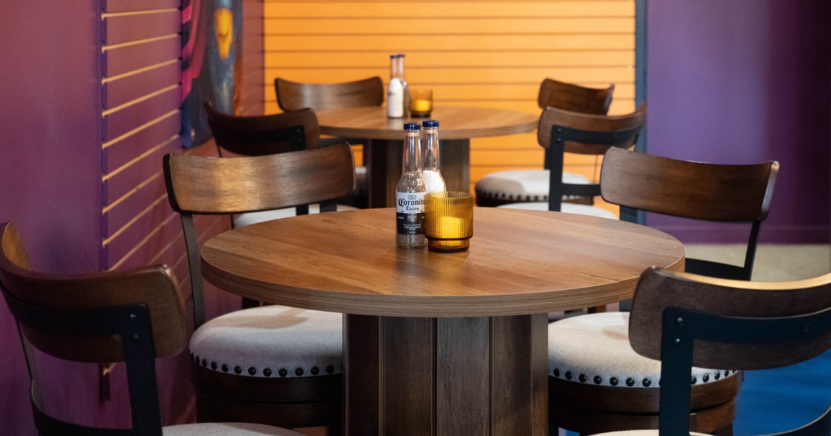 Tables ready for guests