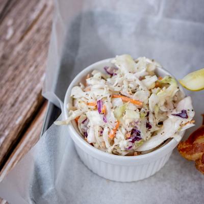 Side coleslaw.