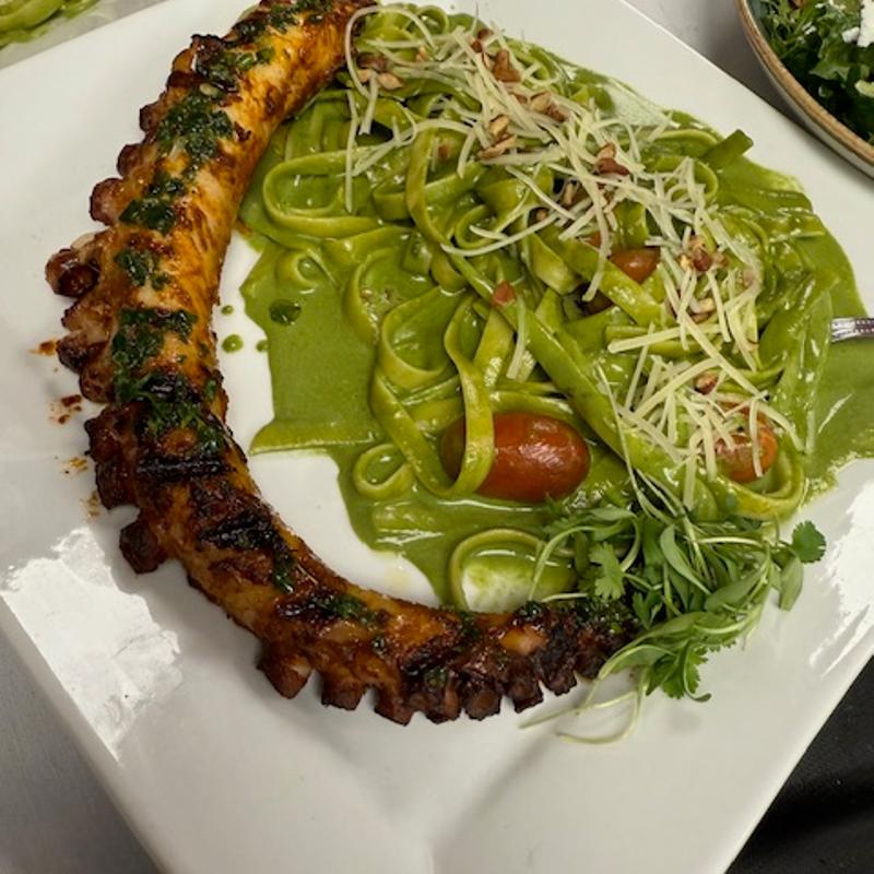 Tallarines Verdes With Grilled Octupus photo