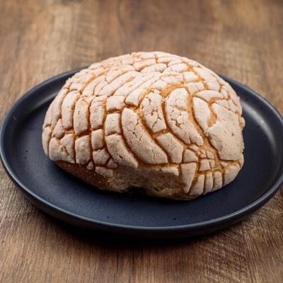 Traditional Mexican sweet bread, plated.