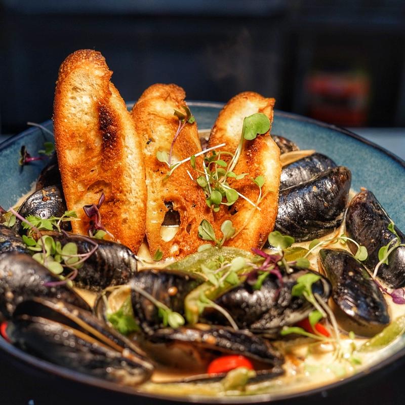 menu item 6 of 36, Boston Harbor Mussels: