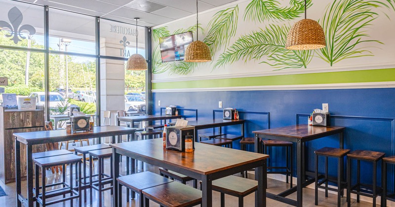 Interior, seating area