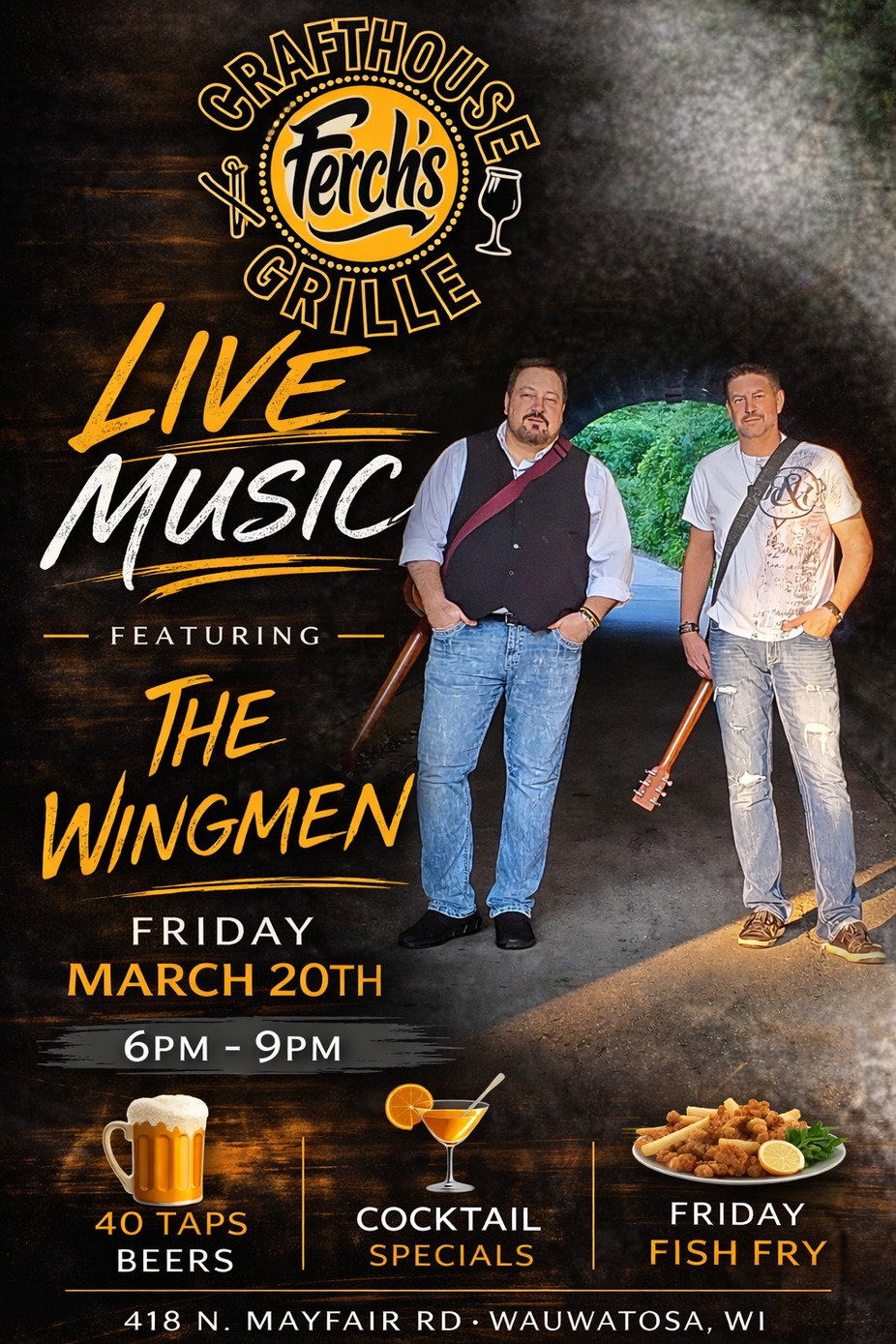 Live Music - The Wingmen event photo