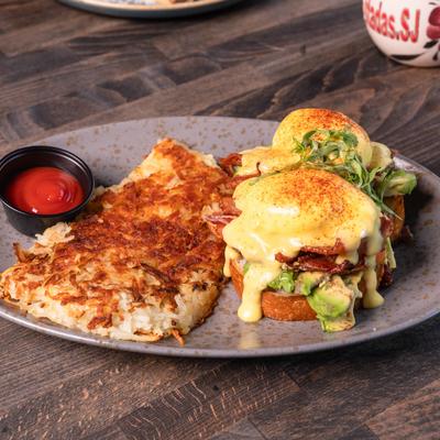 California Benedict breakfast.