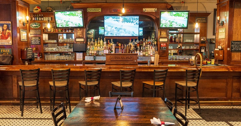 Interior, dining and bar area