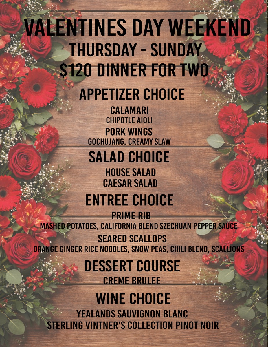 Valentine's Day WEEKEND Specials event photo