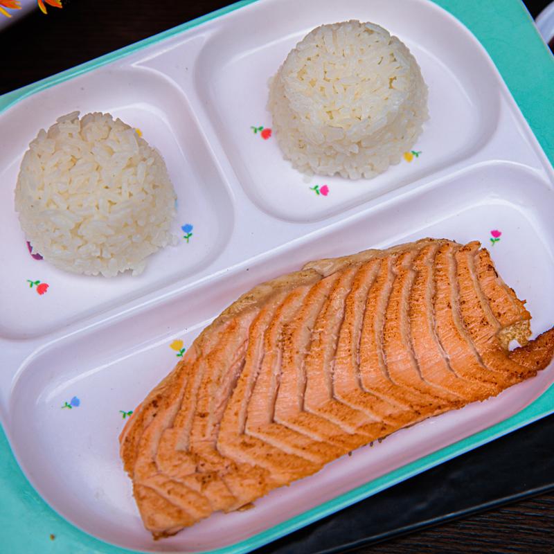 Kid Salmon Teriyaki Rice photo