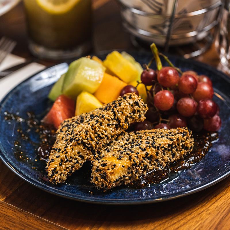 Sesame Crusted Feta photo