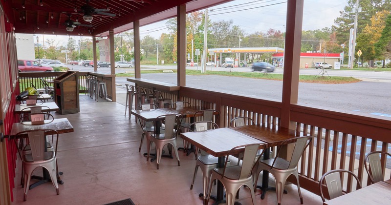 Exterior tables and chairs