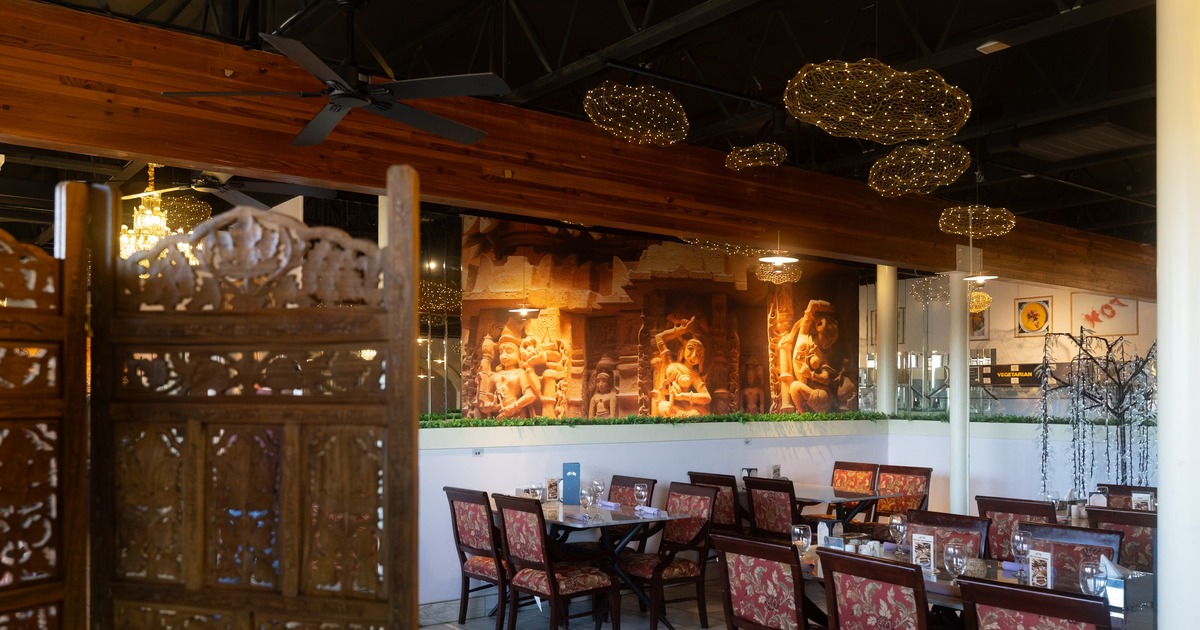 Interior, elegant oriental style dining area