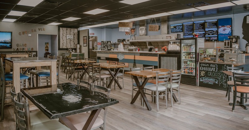 Interior, main dining area