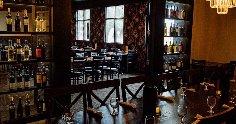 Interior seating space