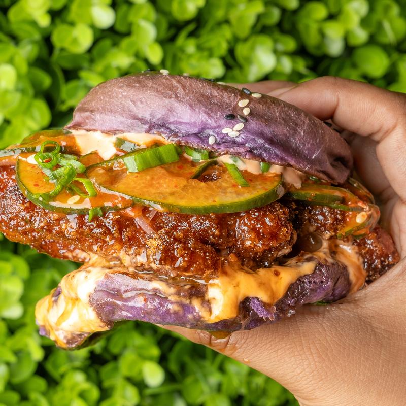 menu item 4 of 7, Hot Honey Chili Garlic Chicken Sandwich