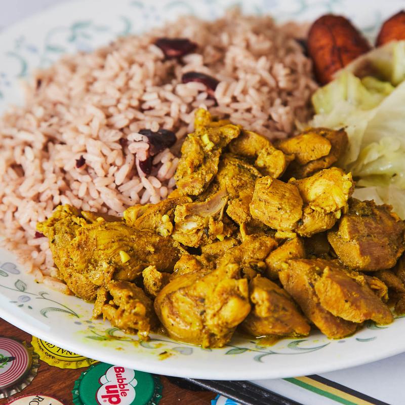 Curry Chicken Platter photo