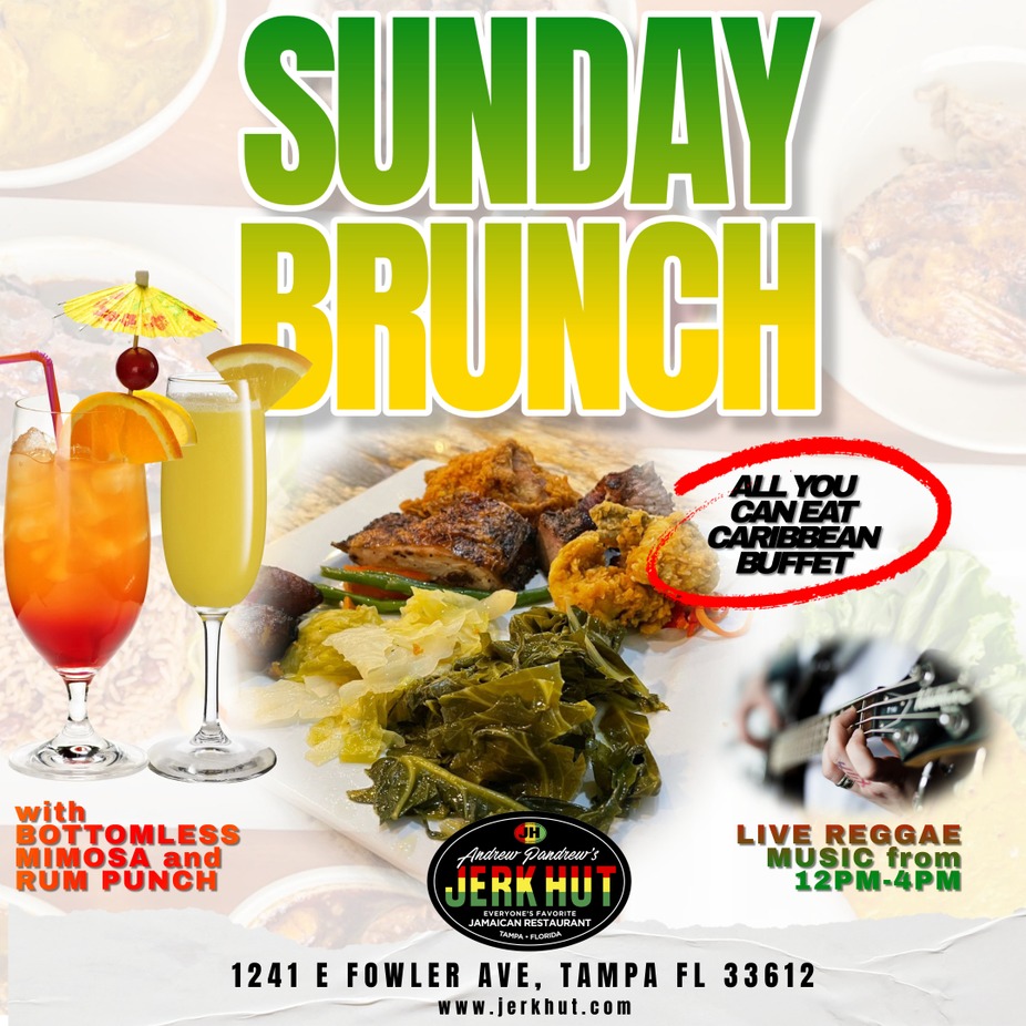 Sunday Brunch - Full Caribbean Buffet with Live Reggae Music event photo