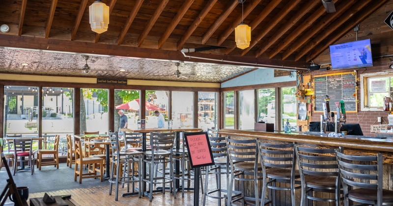 Interior, dining area