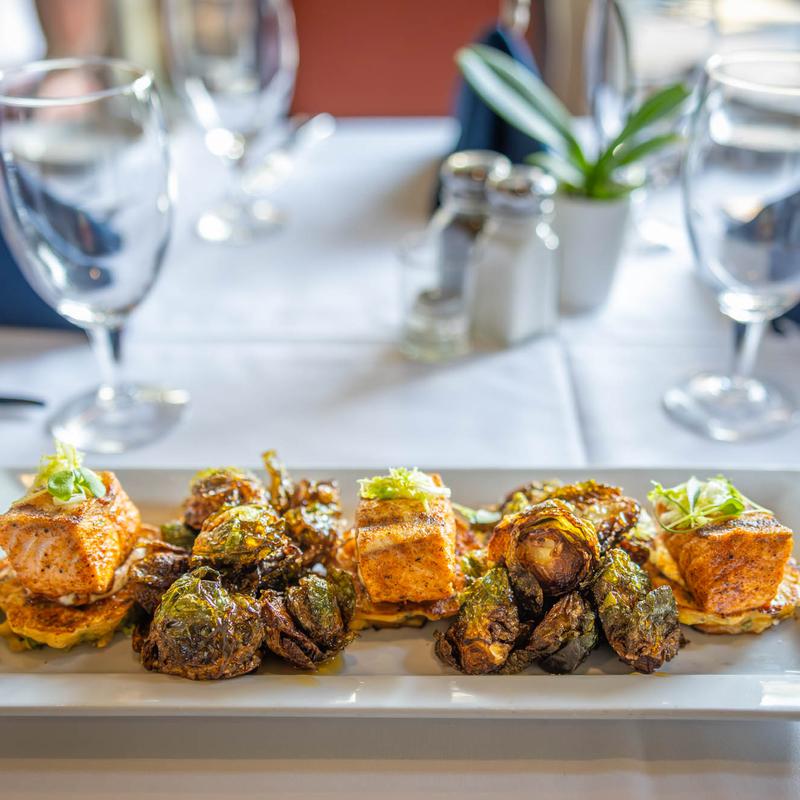 Salmon & Corncakes photo