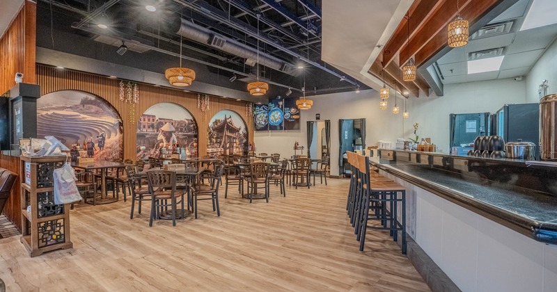 Interior, dining area