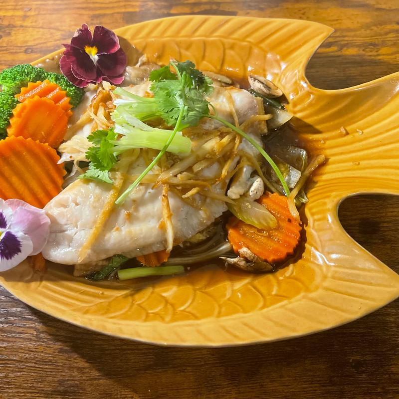 Steamed Fish with Ginger Delight photo