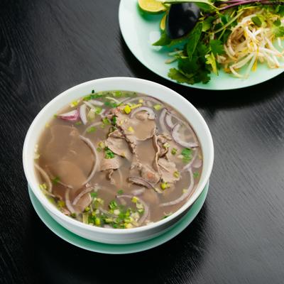 Vietnamese beef noodle soup.