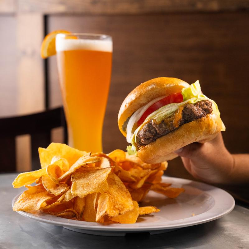 menu item 1 of 9, Burger