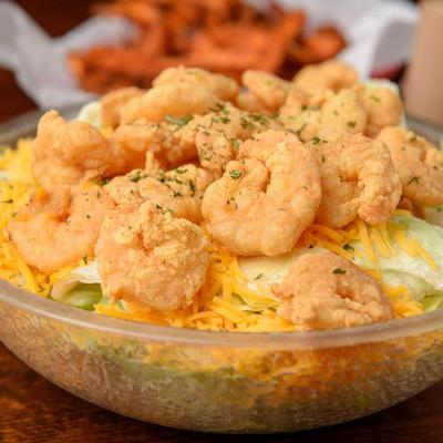 Fried Shrimp Salad.