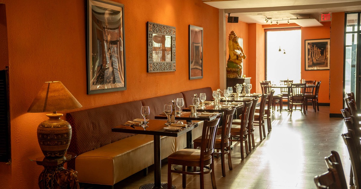 Interior, dining area