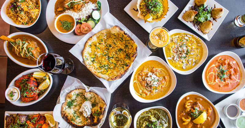 Different types of food on the table