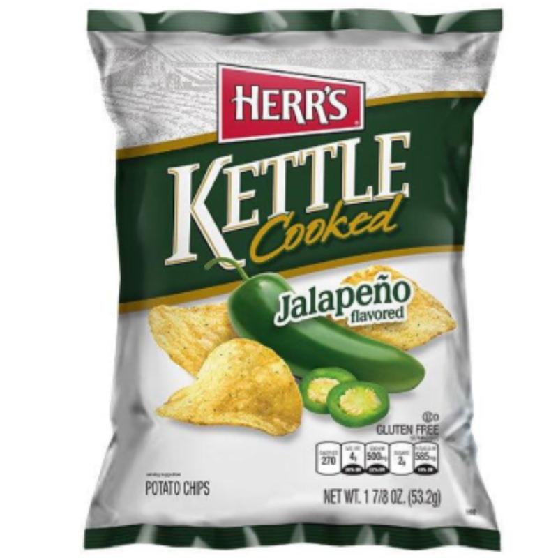 Herrs Kettle Cooked Jalapeno Chips photo