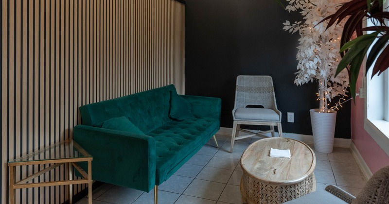 Cozy seating area