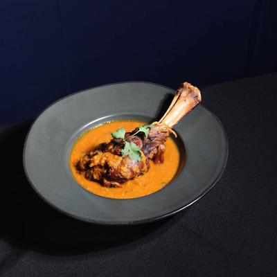 Braised Lamb Shank.
