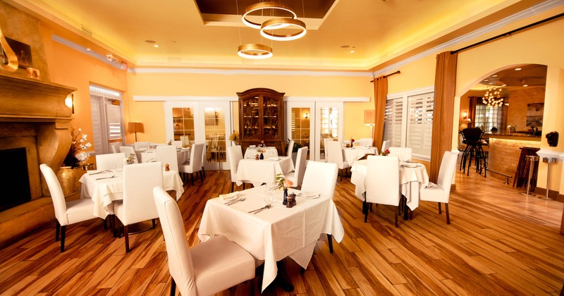 Interior, dining area