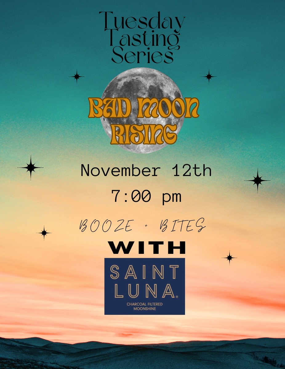 Tasting Tuesdays: SAINT LUNA event photo