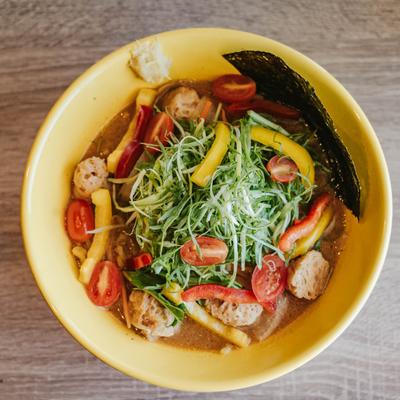 Animal Lover Ramen, vegan ramen.