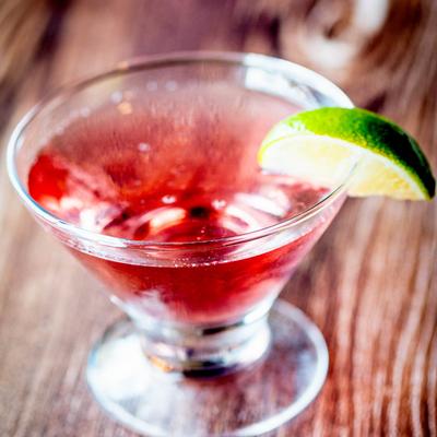 The Cosmo cocktail.