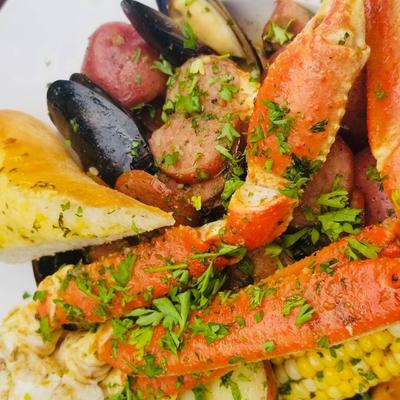 Woody's Seafood Platter.