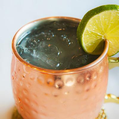 Irish Mule cocktail.