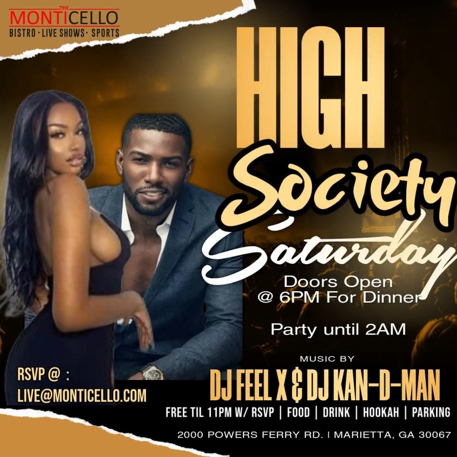 HIGH SOCIETY SATURDAYS! event photo