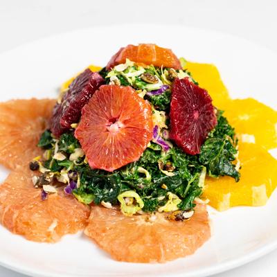 Kale and citrus salad