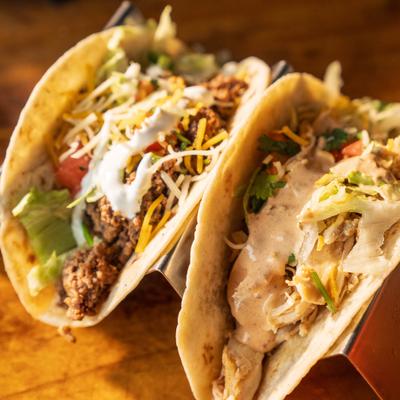 Two premium tacos.