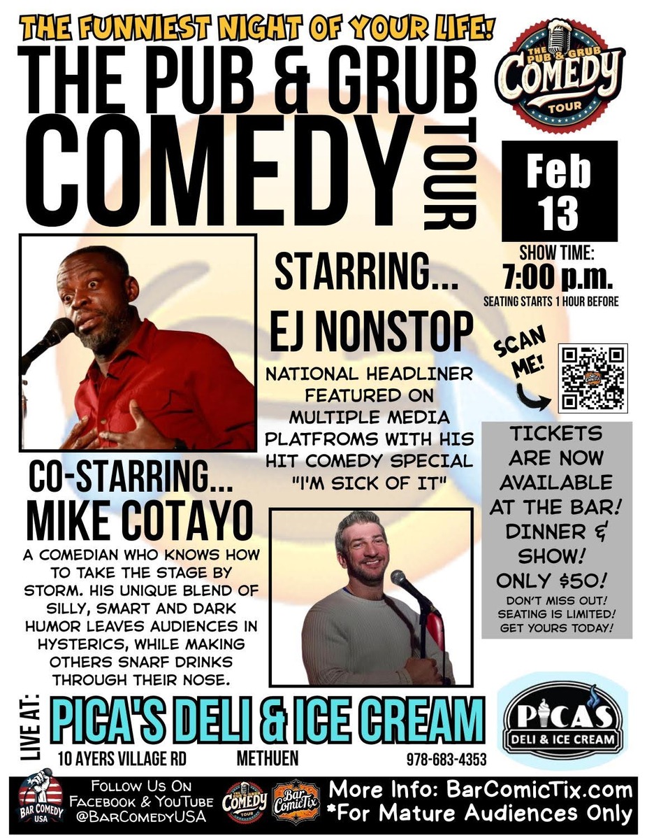 Pub and Grub Comedy Tour event photo