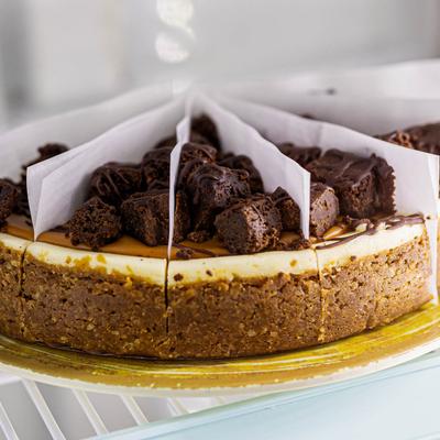 Brownie cheese cake.