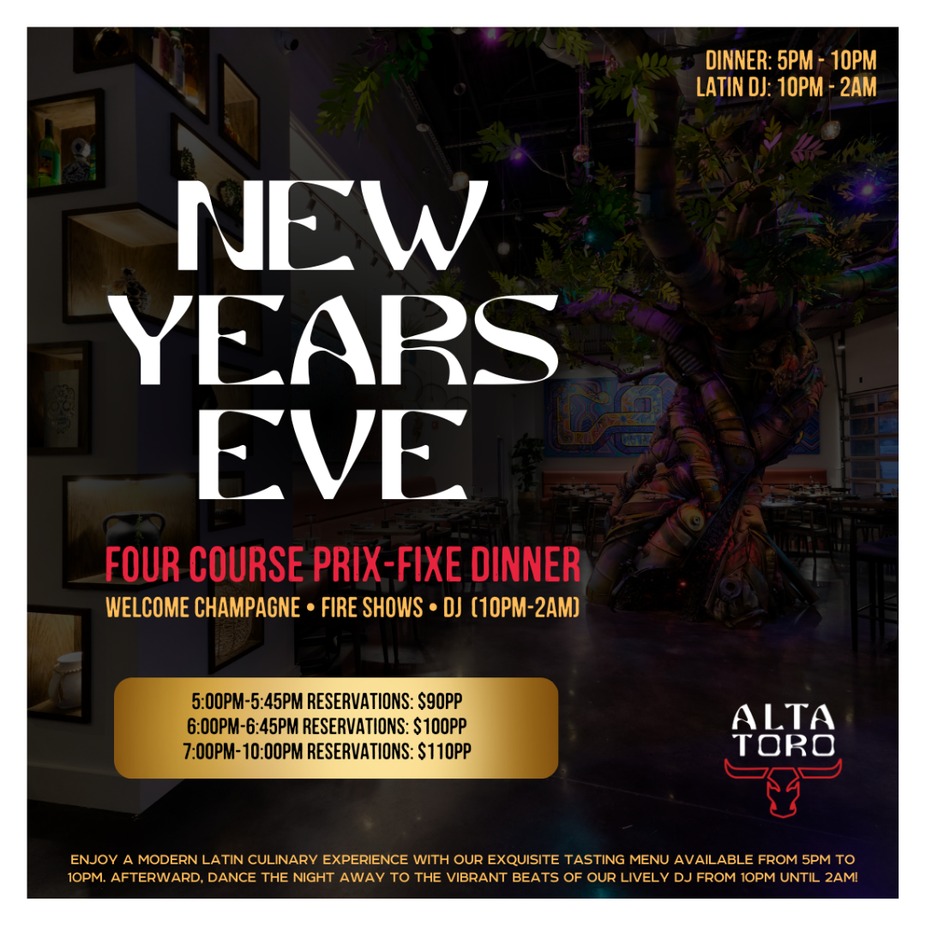 New Year’s Eve Four-Course Dinner event photo