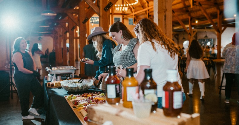 Guests during an event