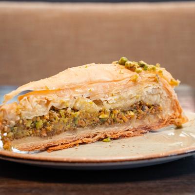 Turkish Pistachio Baklava.